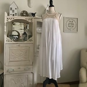 Macrame / Cotton Gauze / High-Low Dress